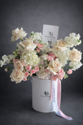 French Love - Premium Size  Arrangement  with French Style Garden Roses , Spray Roses, Premium Hydrangeas